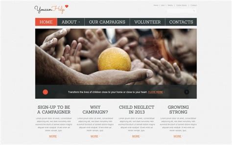 34 34 Free Charity Website Templates .
